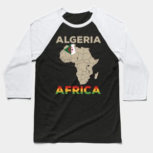 Algeria-Africa Baseball T-Shirt